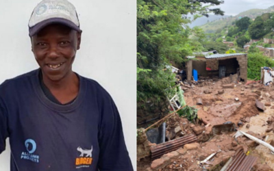 Hardworking man who lost his wife, son, and humble home in Durban Floods, receives generous community support