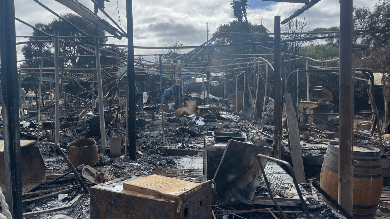 Fire Engulfs Homes at Ouskip Caravan Park in Melkbosstrand, Leaving Families in Desperation