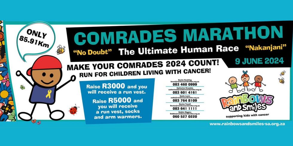 Comrades for Cancer: Runners Hit R100,000 Fundraising Goal for Rainbows and Smiles