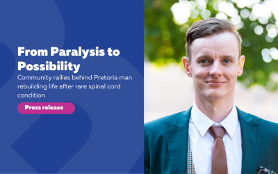 Press Release: Pretoria Community Rallies as Tinus Rebuilds Life After Sudden Paralysis