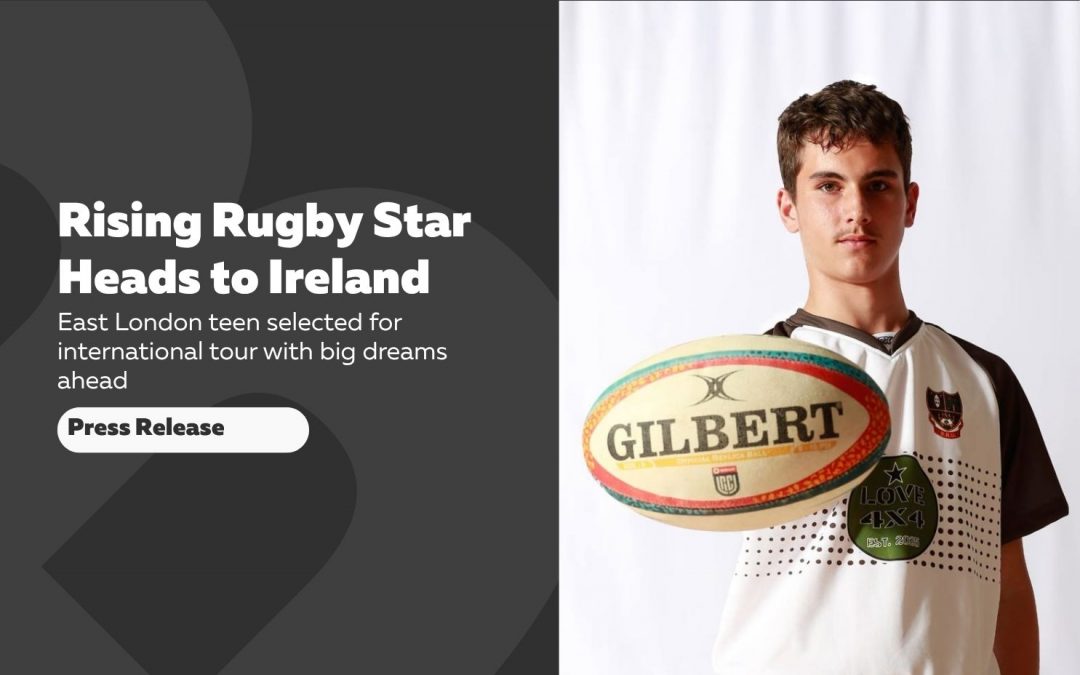 Press Release: East London Schoolboy Selected for International Rugby Tour to Ireland