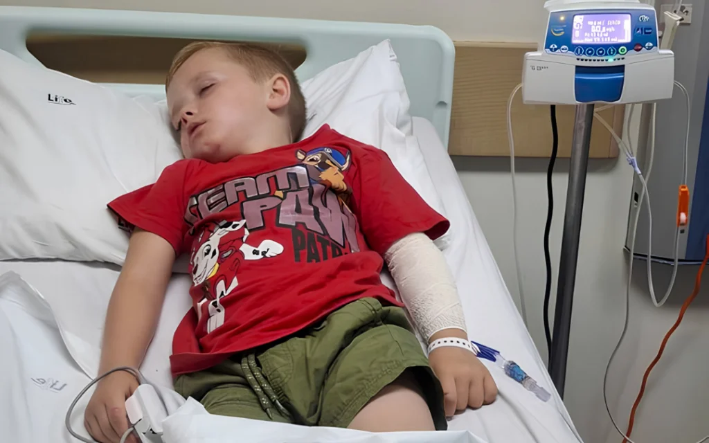 Medical crowdfunding campaign helping five-year-old Roland recover after a skull fracture