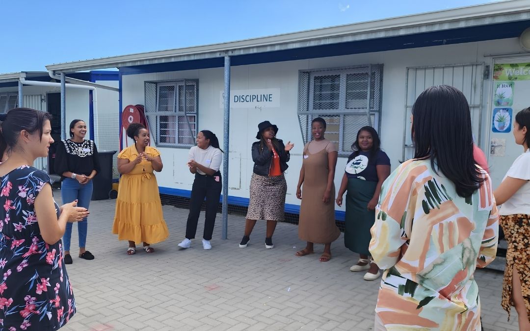 South African teachers participating in a wellbeing workshop to build emotionally safe classrooms South African teachers participating in a wellbeing workshop to build emotionally safe classrooms