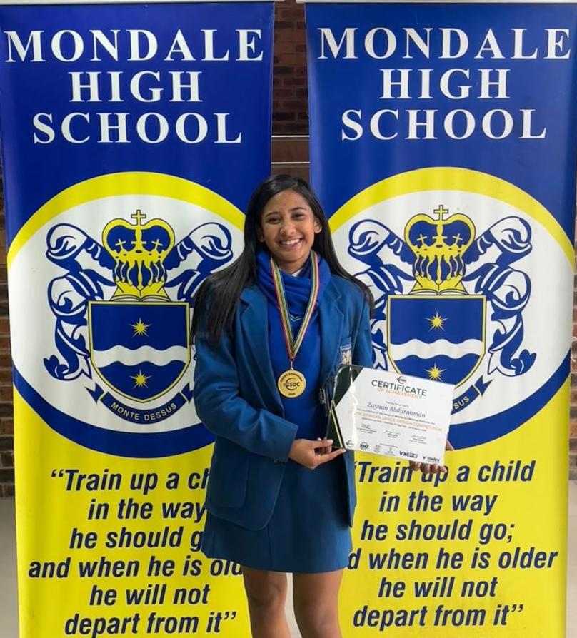 Grade 11 learner Zayaan helped design a lunar base with a South African team selected for an international space design final at Kennedy Space Center.